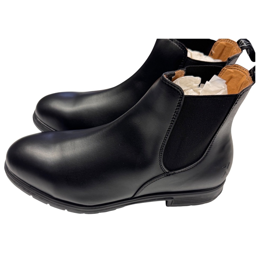 Xena Workwear Valence Onyx Black Steel Toe Chelsea Boots VA-100-BL2 Womens 10